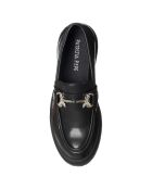 Mocassins Miel noir/argenté