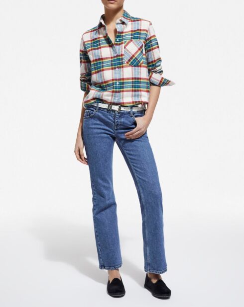 Chemise à Carreaux multicolore