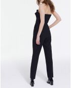 Combinaison Bustier détail Plissés noire