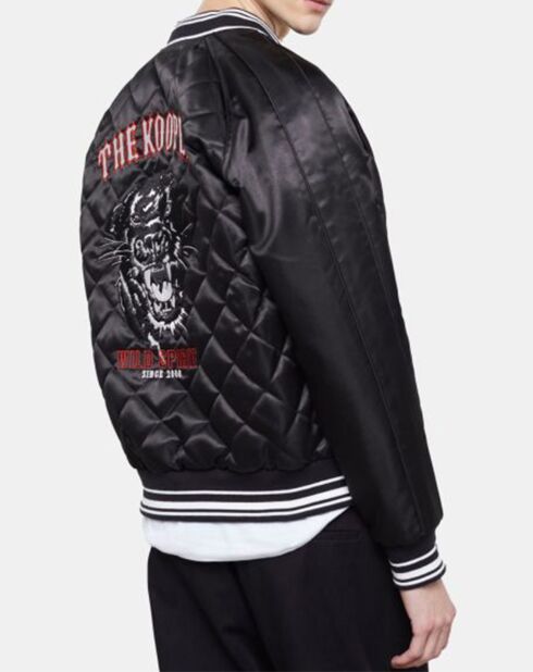 Bombers Broderie Tigre noir