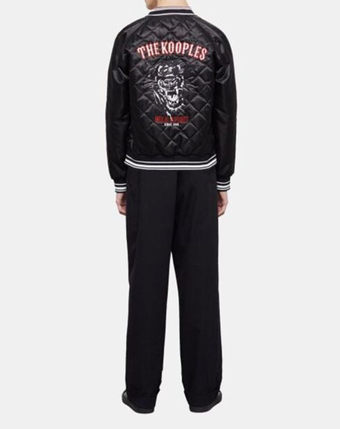 Bombers Broderie Tigre noir