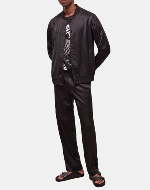 Blouson Zip et Poches côté noir