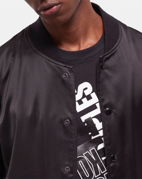 Blouson Zip et Poches côté noir