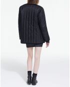 Veste en Fausse Fourrure Reversible noire
