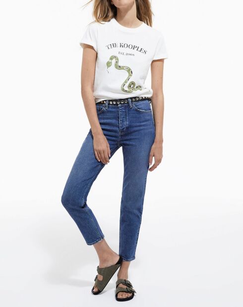 Jean Slim Bleu Delavé bleu denim