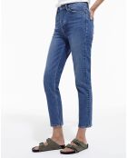 Jean Slim Bleu Delavé bleu denim