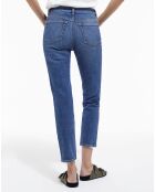 Jean Slim Bleu Delavé bleu denim