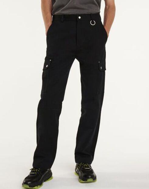 Pantalon Streetwear poches Cargo Côté noir