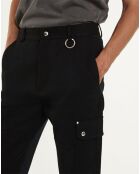 Pantalon Streetwear poches Cargo Côté noir