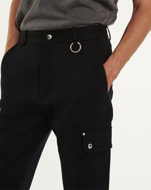 Pantalon Streetwear poches Cargo Côté noir