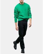 Pull en Laine mélangée manches longues vert
