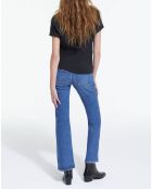 Jean Bootcut Bleu Delavé bleu denim