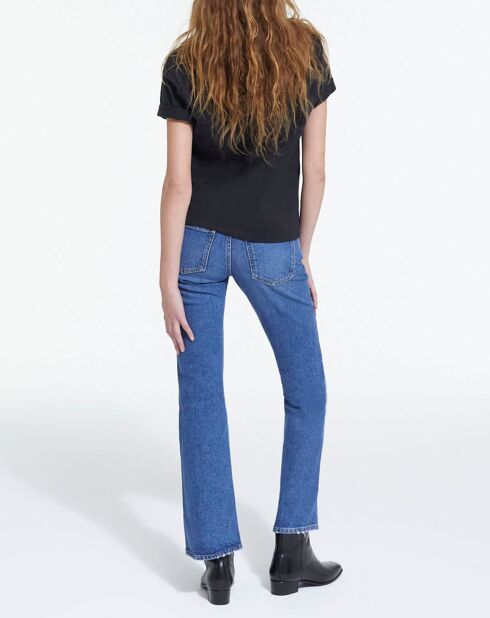 Jean Bootcut Bleu Delavé bleu denim