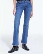 Jean Bootcut Bleu Delavé bleu denim