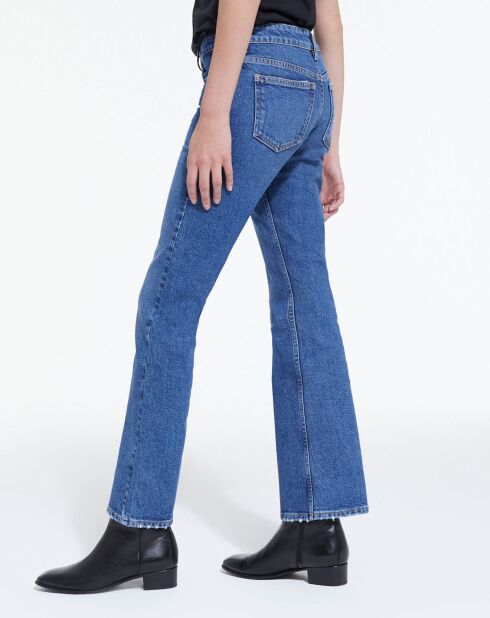 Jean Bootcut Bleu Delavé bleu denim