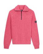 Pull 100% Laine col camionneur vieux rose