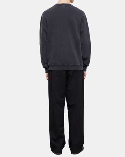 Sweat Wild Spirit Panthere noir délavé