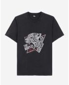 T-Shirt Mc Tiger noir délavé
