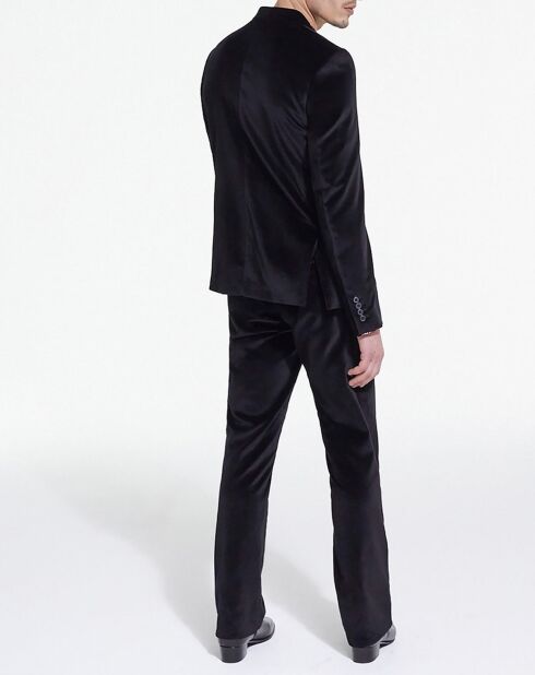 Veste en Velours Croisée noire