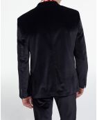 Veste en Velours Croisée noire