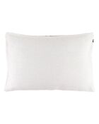 Housse de coussin 100% Lin Goa blanc/noir - 40x60 cm