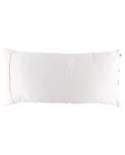 Housse de coussin 100% Lin Goa blanc/noir - 55x110 cm