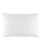 Housse de coussin 100% Lin Goa blanc/tabac - 40x60 cm