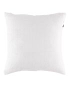 Housse de coussin 100% Lin Goa blanc/tabac - 45x45 cm