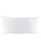 Housse de coussin 100% Lin Malaga blanc/noir - 55x110 cm