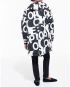 Parka Mixte et Waterproof noir/blanc