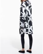 Parka Mixte et Waterproof noir/blanc