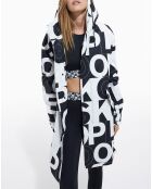 Parka Mixte et Waterproof noir/blanc