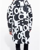 Parka Mixte et Waterproof noir/blanc