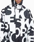 Parka Mixte et Waterproof noir/blanc