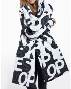 Parka Mixte et Waterproof noir/blanc