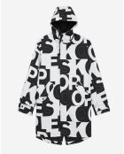 Parka Mixte et Waterproof noir/blanc