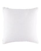 Housse de coussin 100% Lin Malaga blanc/pigeon - 45x45 cm