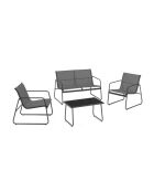 Salon de jardin 4 places gris