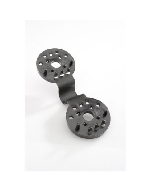 20 Clips pour brise vue noirs