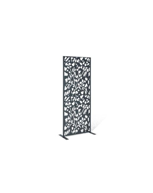 Panneau décoratif universel flora gris  - 150x50 cm