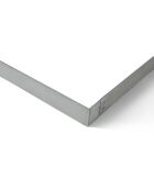 5 Bordurettes pour parterre en métal acier - 100x12 cm