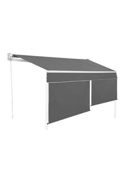 Store banne vertical Genova 3x2m gris - 300x200 cm