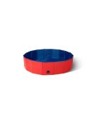 Piscine pour Chien 80 cm bleu/rouge