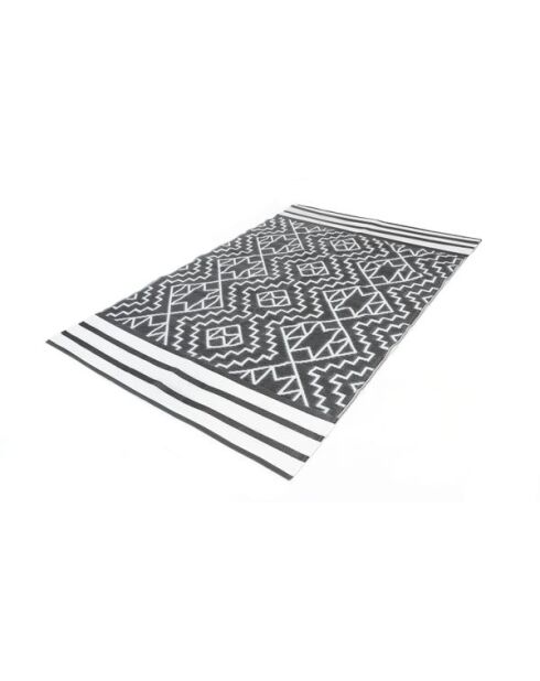 Tapis extérieur inca gris/blanc - 160x240 cm