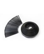 Bordurette plastique  avec piquets noire - 10 m