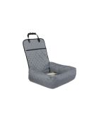 Siège de Voiture pour Chien 2 en 1 gris