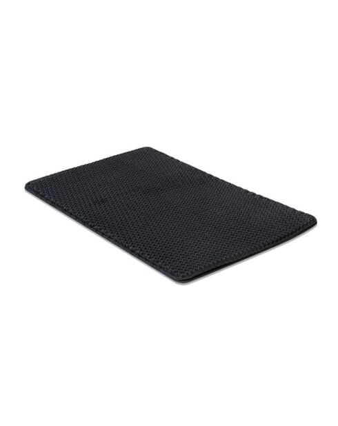Tapis de Litière Alvéolé 61x38cm noir