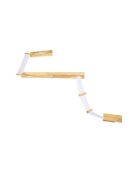 Composition Murale pour Chat bois/blanc