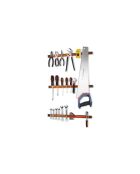 3 Barres magnétiques porte-outils multicolores - 46 cm