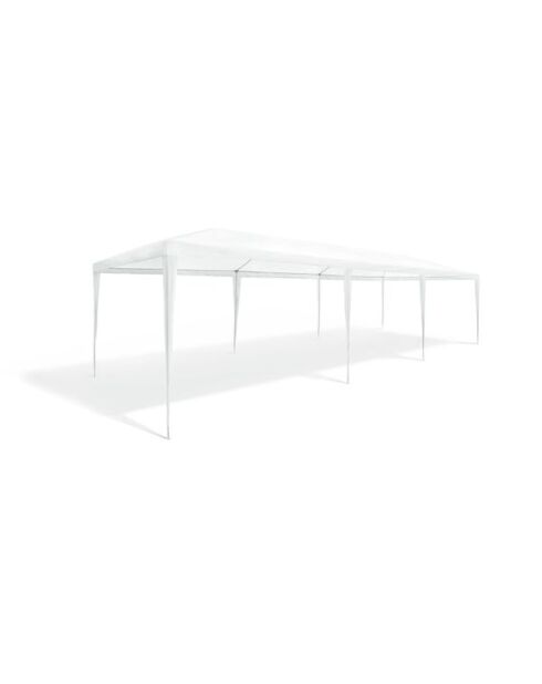 Tenda di accoglienza con 6 pareti - 3x9 m